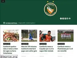 Sites similar to camboriufc.com.br