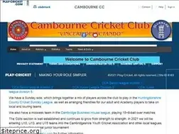 Sites similar to cambournecc.play-cricket.com