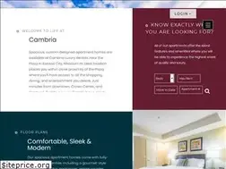 Sites similar to cambriaapts.com