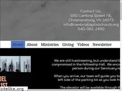 Sites similar to cambriabaptistchurch.org
