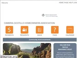 Sites similar to cambriaocotillo.com