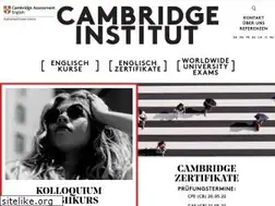 Sites similar to cambridge-institut.de