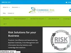 Sites similar to cambridge-risk.com