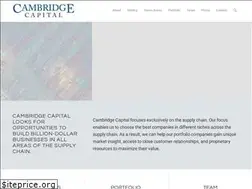 Sites similar to cambridgecapital.com