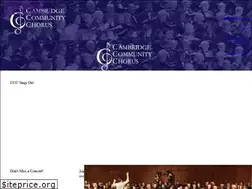 Sites similar to cambridgechorus.org