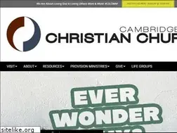 Sites similar to cambridgecitychristianchurch.org