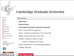 Sites similar to cambridgegraduateorchestra.com