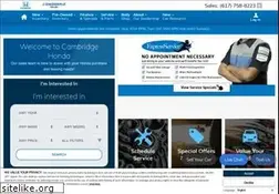 Sites similar to cambridgehonda.com