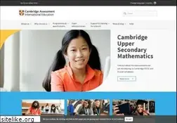Sites similar to cambridgeinternational.org