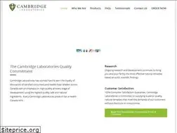 Sites similar to cambridgelaboratories.ca