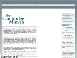 Sites similar to cambridgeminyan.org