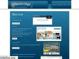 Sites similar to cambridgeorthopaedics.com