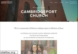 Sites similar to cambridgeportbaptist.org