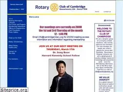 Sites similar to cambridgerotary.org
