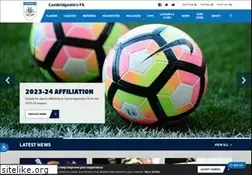 Sites similar to cambridgeshirefa.com