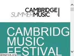 Sites similar to cambridgesummermusic.com