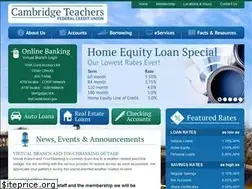 Sites similar to cambridgeteachersfcu.org