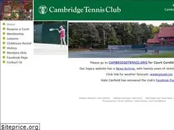 Sites similar to cambridgetennisclub.com