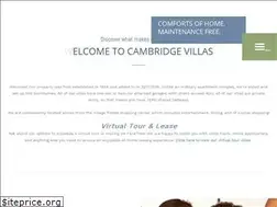 Sites similar to cambridgevillasapts.com