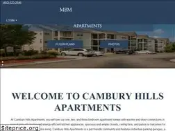 Sites similar to camburyhillsapts.com