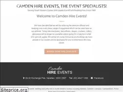 Sites similar to camdenhireevents.com.au