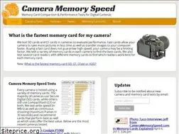 Sites similar to cameramemoryspeed.com