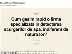 Sites similar to cameraobscura.ro
