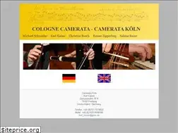 Sites similar to camerata-koeln.de