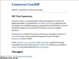Sites similar to cameroncundiff.com