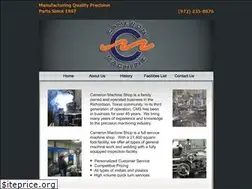 Sites similar to cameronmachineshop.com