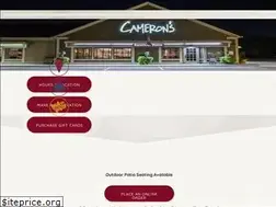 Sites similar to cameronsamericanbistro.com