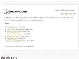 Sites similar to cameronwalker.nz