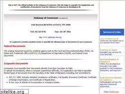 Sites similar to cameroonembassy.org