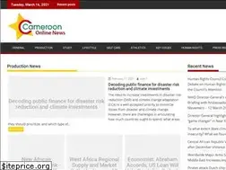 Sites similar to cameroononlinenews.com