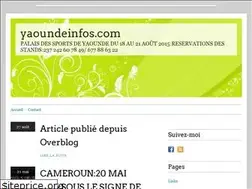 Sites similar to camerouninfos.over-blog.com