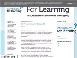 Sites similar to campaignforlearning.blogspot.com