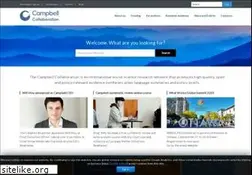 Sites similar to campbellcollaboration.org