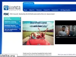 Sites similar to campbellfetterbank.com