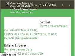 Sites similar to campdesbouleaux.com
