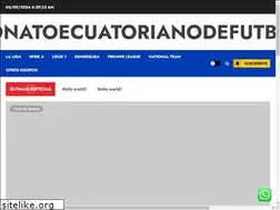 Sites similar to campeonatoecuatorianodefutbol.com