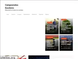 Sites similar to campeonatosescolares.es