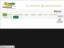 Sites similar to camping-heidehof.de