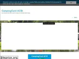Sites similar to campingcard.es