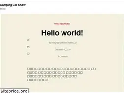 Sites similar to campingcarshow.net