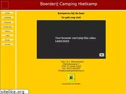 Sites similar to campinghietkamp.nl