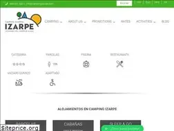 Sites similar to campingizarpe.com