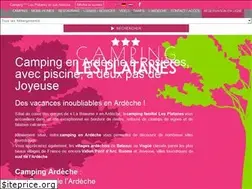 Sites similar to campinglesplatanesardeche.com