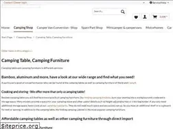 Sites similar to campingtable.net