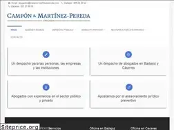 Sites similar to campon-martinezpereda.com