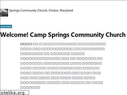 Sites similar to campspringscommunitychurch.com